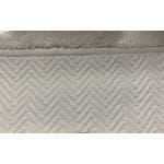 M Hand Towel, Herringbone Design, 16x30, 4.5 lbs/dz, White